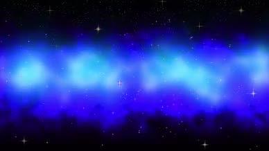 蓝色银河星际AE视频背景模板视频的预览图